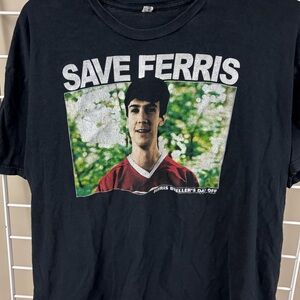 Ferris Bueller’s Day Off “Save Ferris” T-Shirt size XXL. Short sleeve. Cotton.